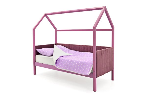 Детская кровать-домик мягкий Svogen цвет лаванда (Бельмарко)
